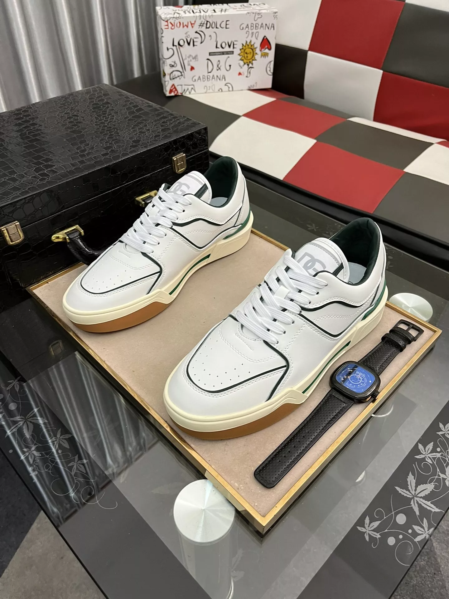 Stylish 8886 Dolce & Gabbana D&G Casual Shoes For Men