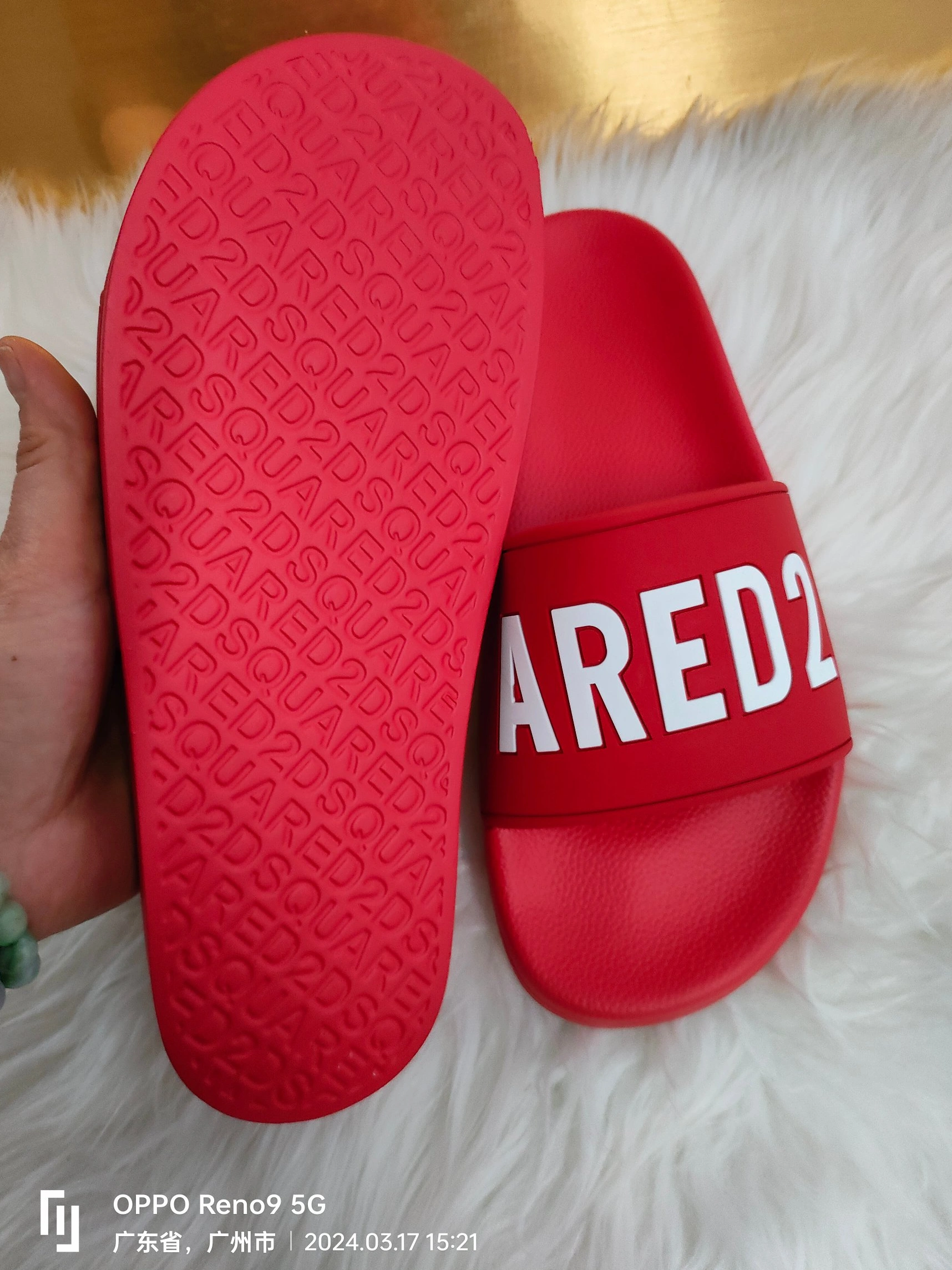 Stylish 8974 Dsquared Slippers For Men