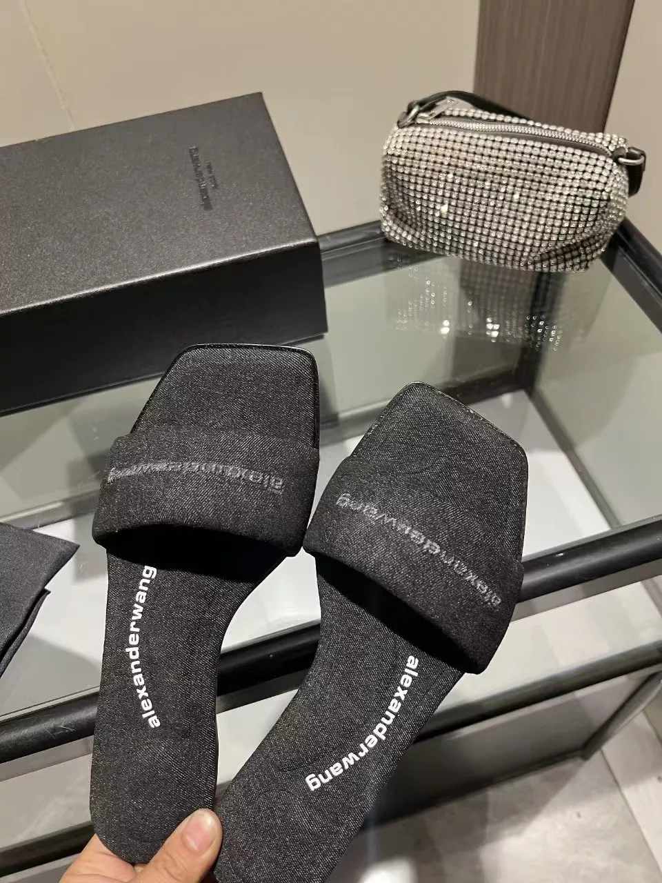 Stylish 9115 Alexander Wang Slippers For Women