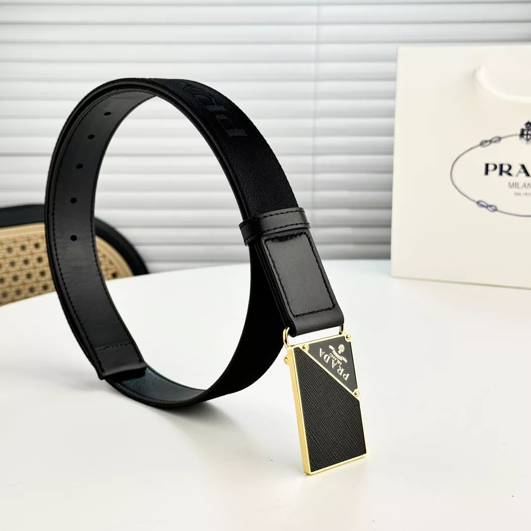 Stylish 9156 Prada AAA Quality Belts In 3.5cm For Men