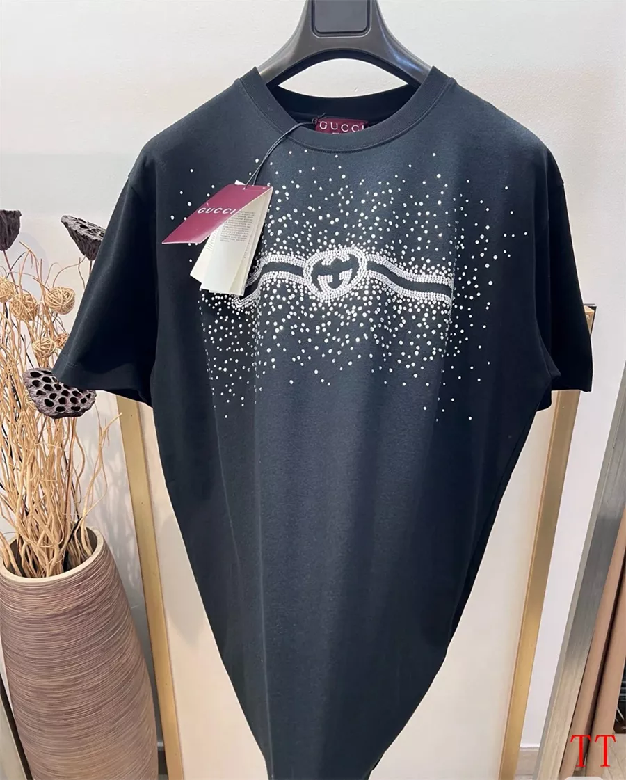 Stylish 9513 Gucci T-Shirts Short Sleeved For Unisex