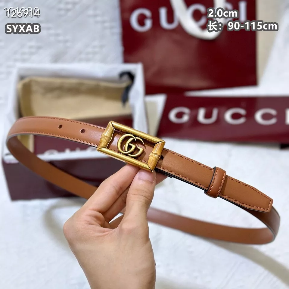 Stylish 9666 Gucci AAA Quality Belts For Women