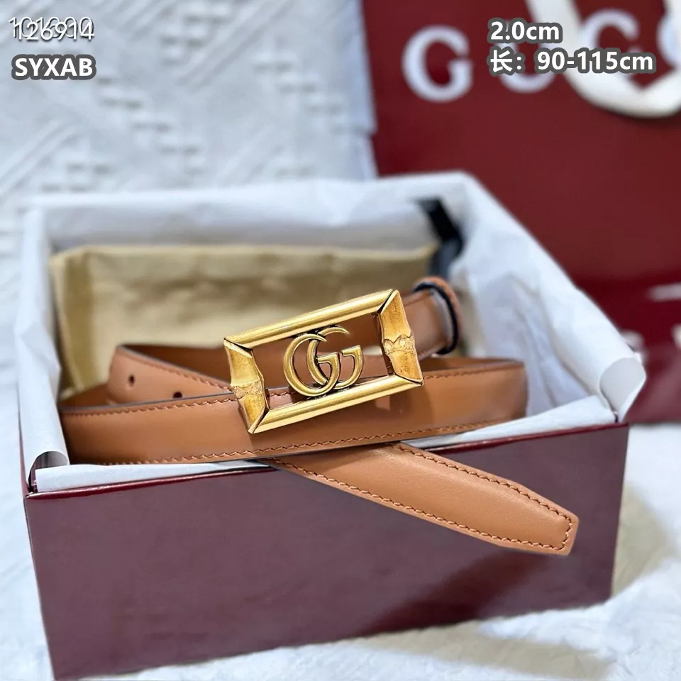 Stylish 9666 Gucci AAA Quality Belts For Women