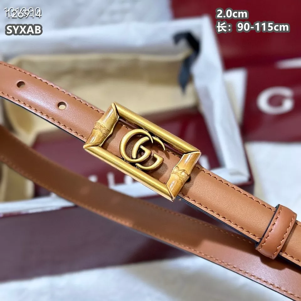 Stylish 9666 Gucci AAA Quality Belts For Women
