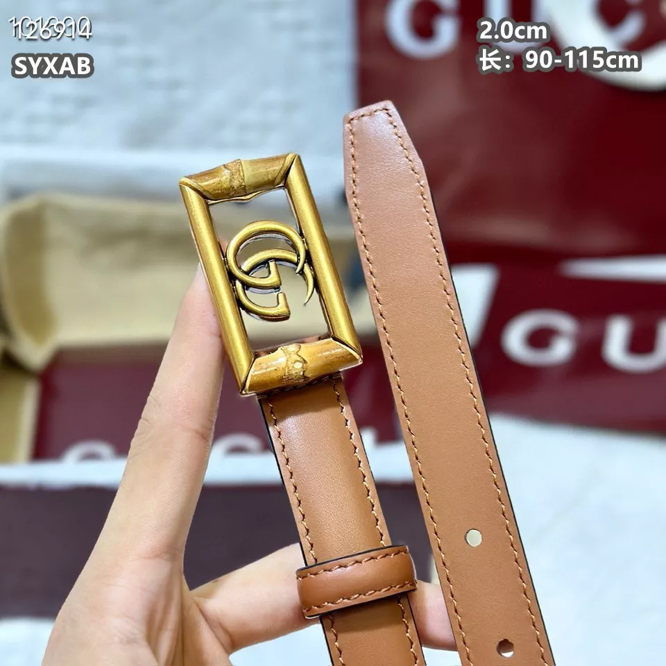 Stylish 9666 Gucci AAA Quality Belts For Women