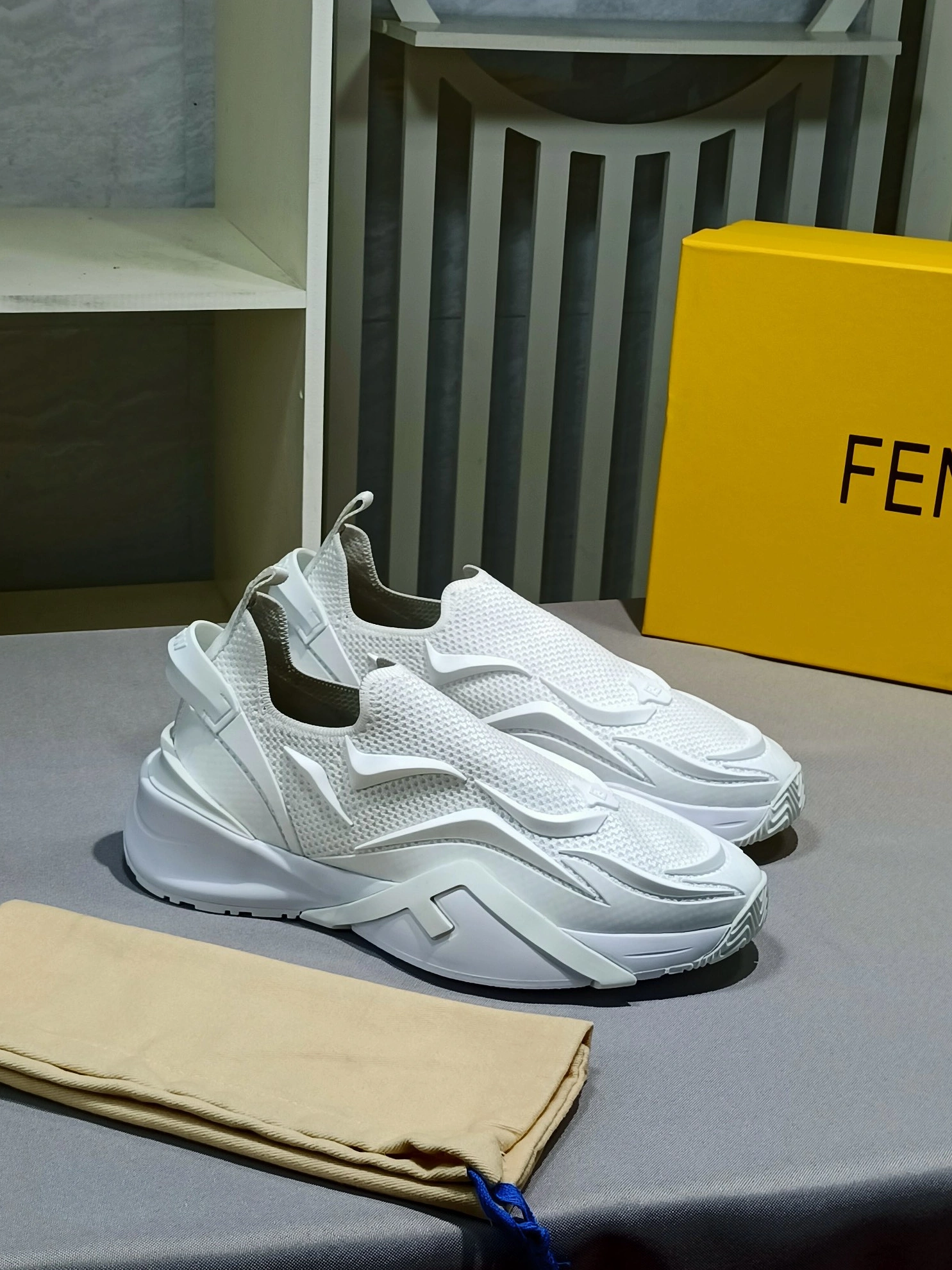 Stylish 9715 Fendi Casual Shoes For Men