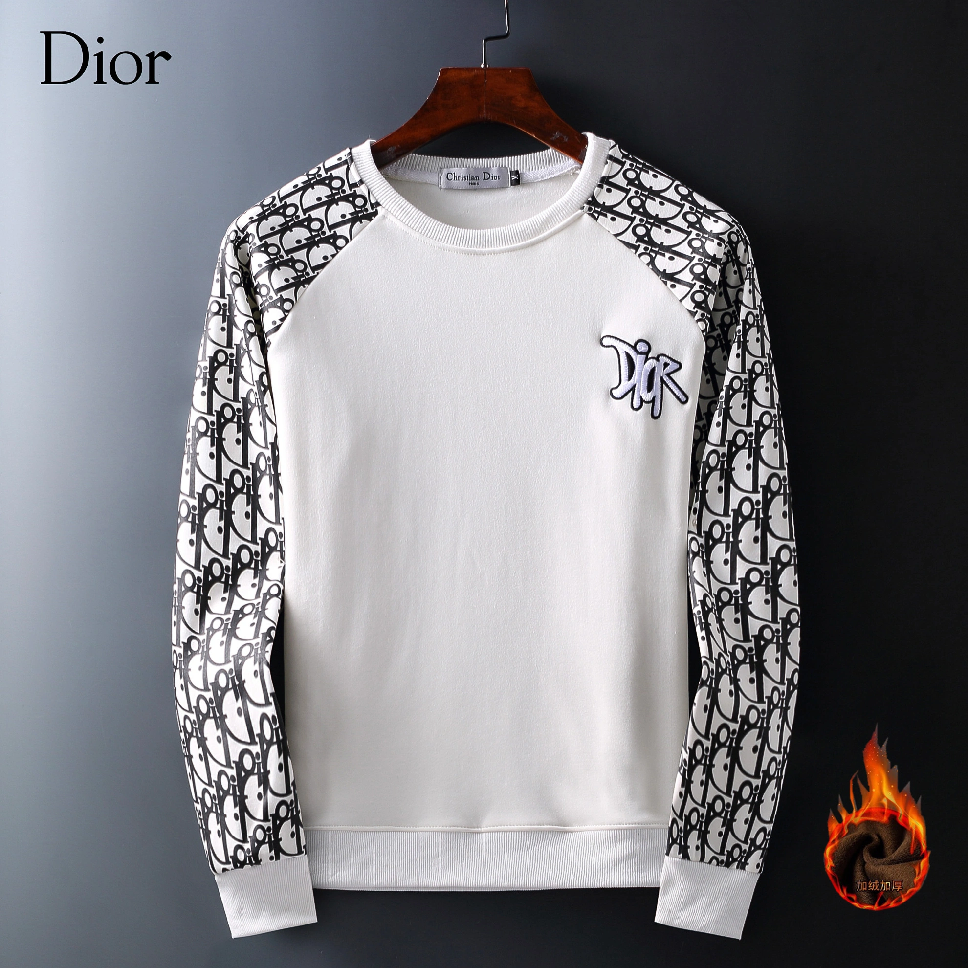 Stylish 9831 Christian Dior Hoodies Long Sleeved For Men