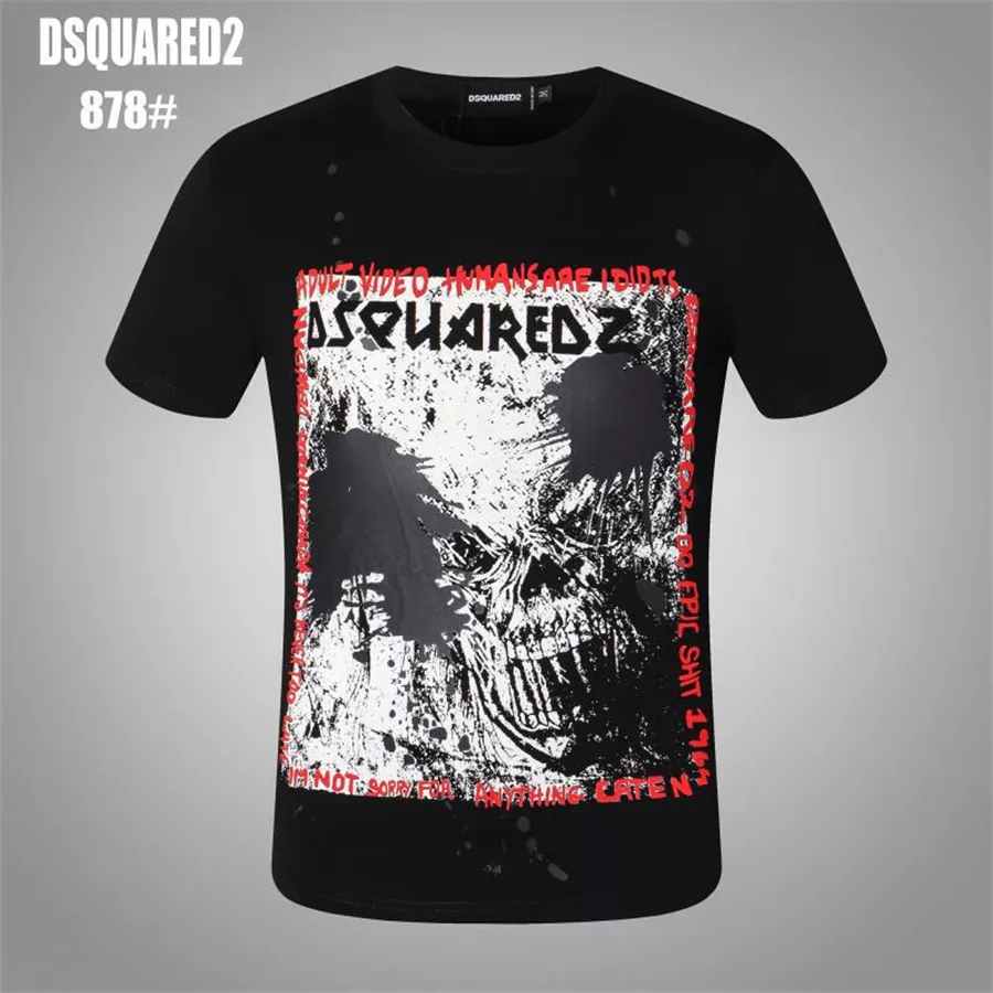 Stylish 9903 Dsquared T-Shirts Short Sleeved For Men