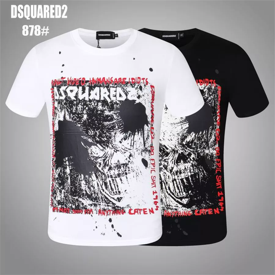 Stylish 9903 Dsquared T-Shirts Short Sleeved For Men