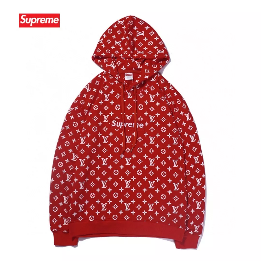Supreme Hoodies Long Sleeved For Men Flexible 8065