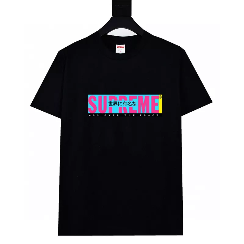 Supreme T-Shirts Short Sleeved For Unisex Resilient 8408