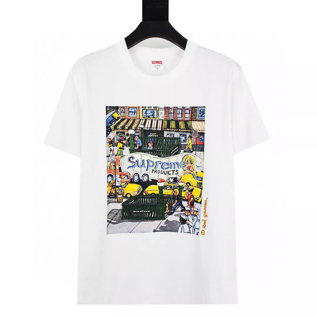 Supreme T-Shirts Short Sleeved For Unisex Trendsetting 632