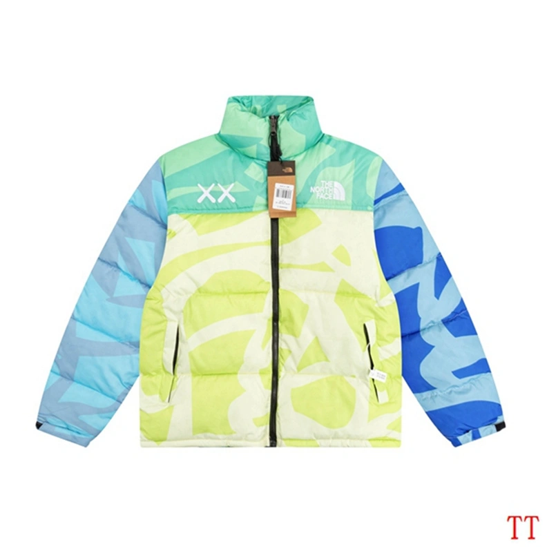 The North Face Down Feather Coat Long Sleeved For Men Bright 5927