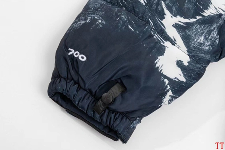 The North Face Down Feather Coat Long Sleeved For Men Classic 2835