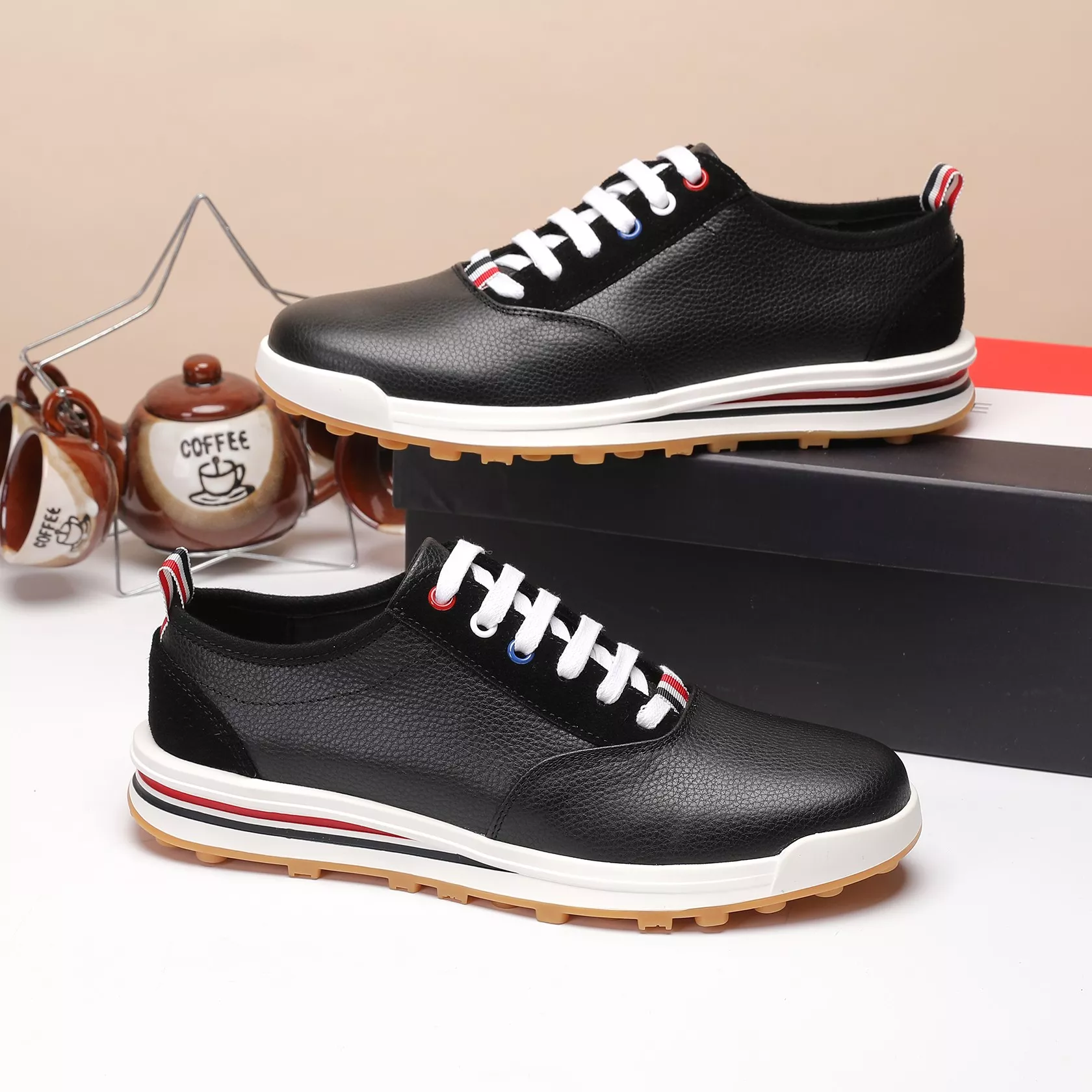 Thom Browne TB Casual Shoes For Men Durable 2792