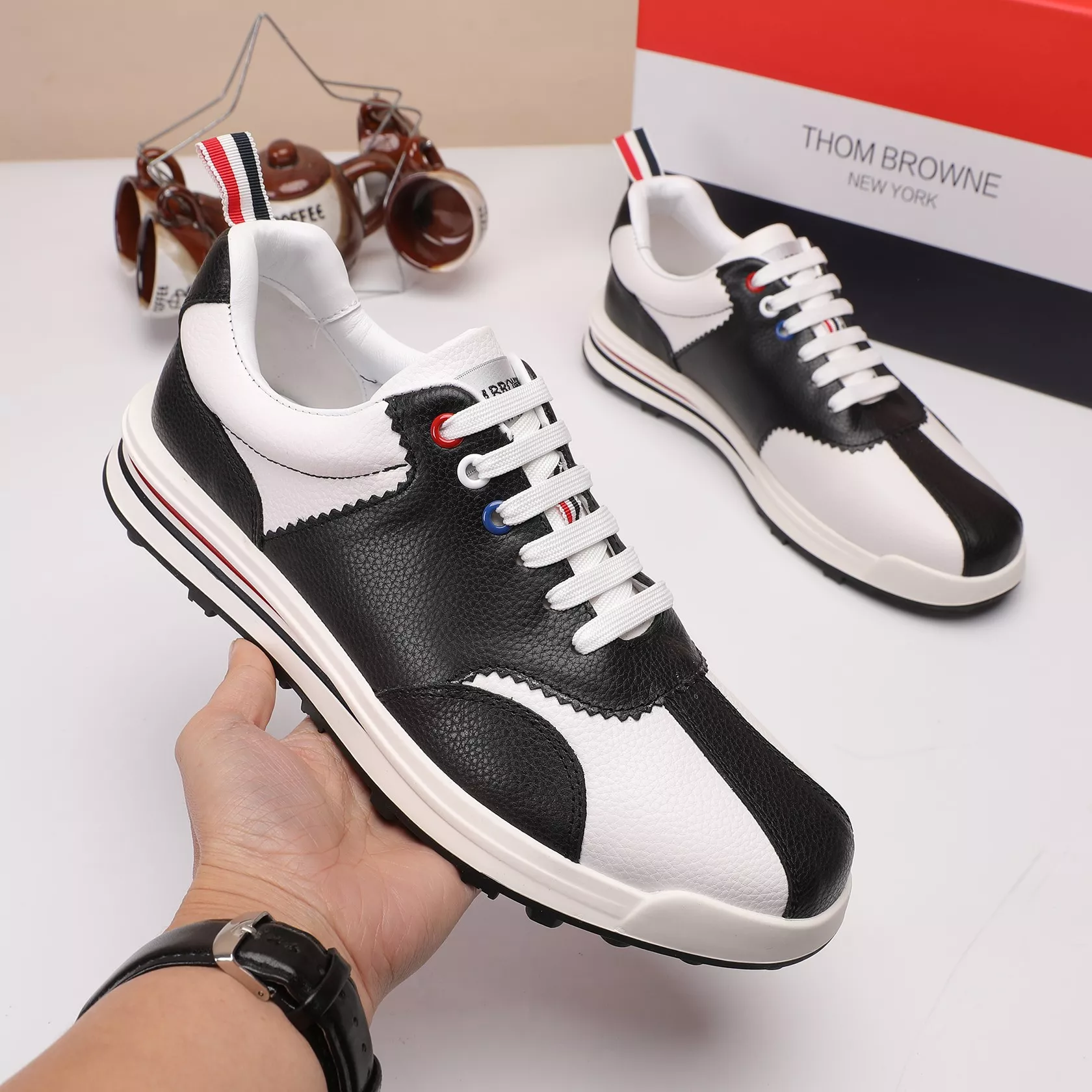 Thom Browne TB Casual Shoes For Men Vibrant 2999
