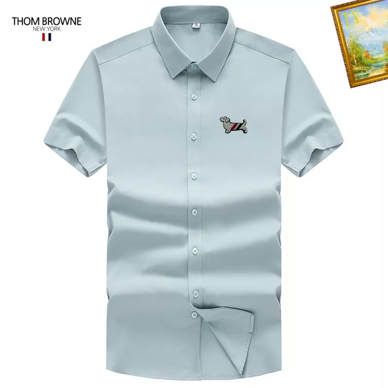 Thom Browne TB Shirts Short Sleeved For Men Trendy 8431