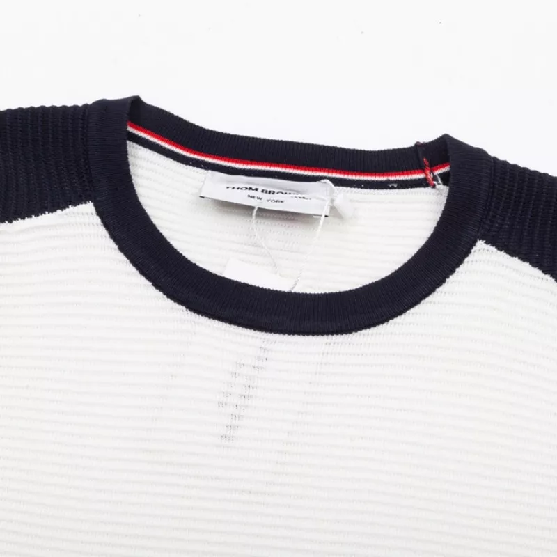 Thom Browne TB T-Shirts Short Sleeved For Men Bright 6232