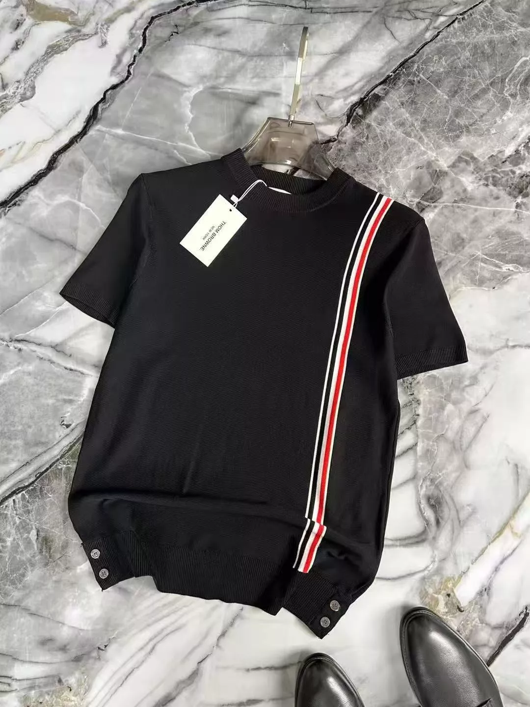 Thom Browne TB T-Shirts Short Sleeved For Men Bright 9217