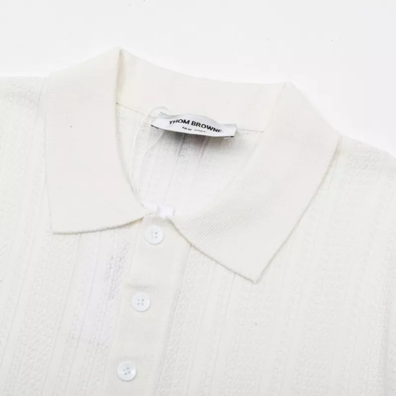 Thom Browne TB T-Shirts Short Sleeved For Men Flexible 5705