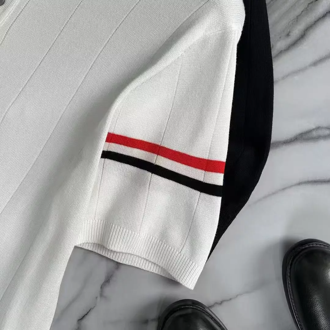 Thom Browne TB T-Shirts Short Sleeved For Men Resilient 248