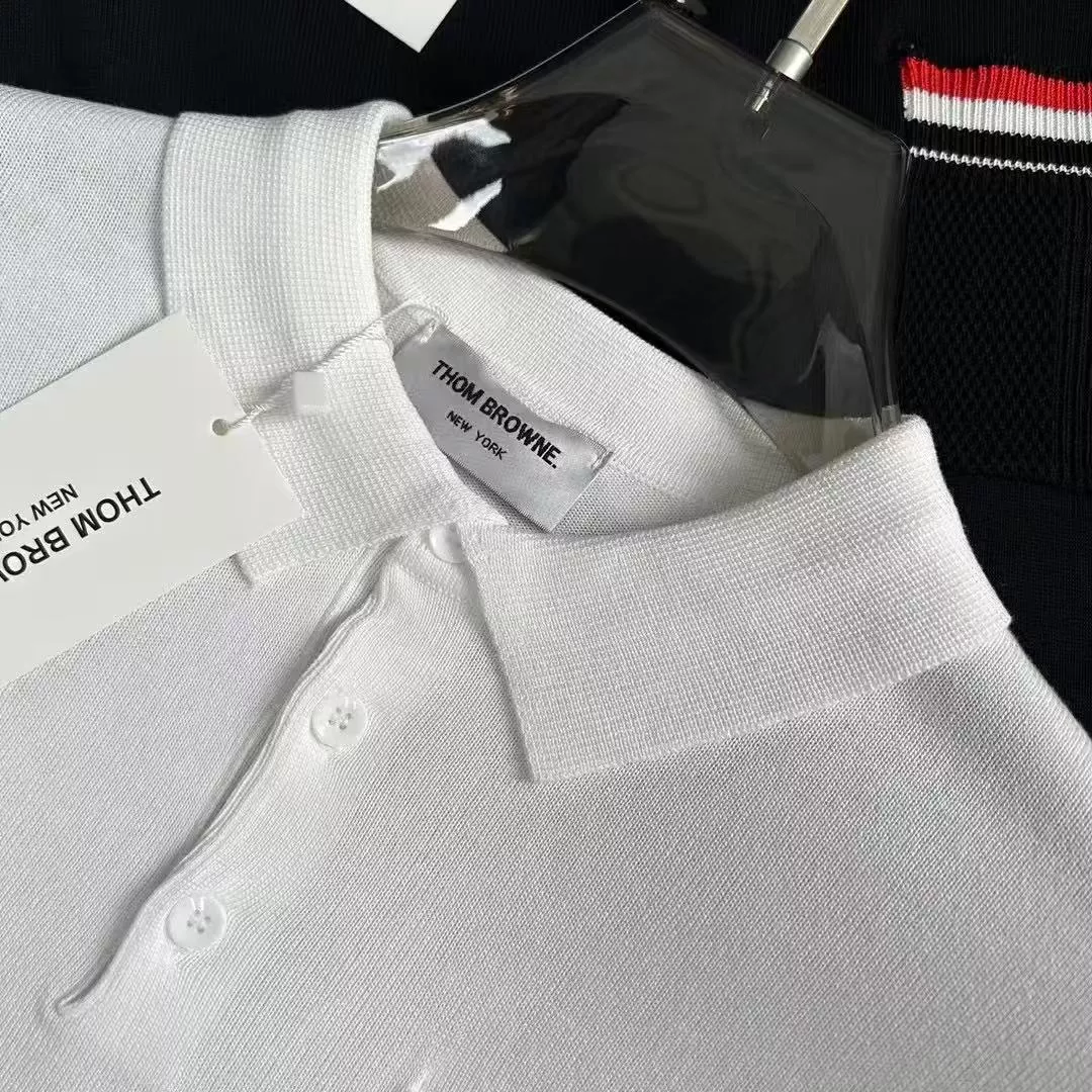 Thom Browne TB T-Shirts Short Sleeved For Men Soft 9343