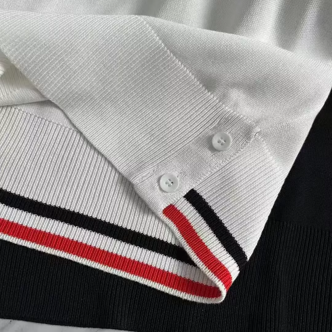 Thom Browne TB T-Shirts Short Sleeved For Men Soft 9343