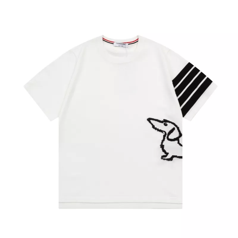 Thom Browne TB T-Shirts Short Sleeved For Men Stylish 7108