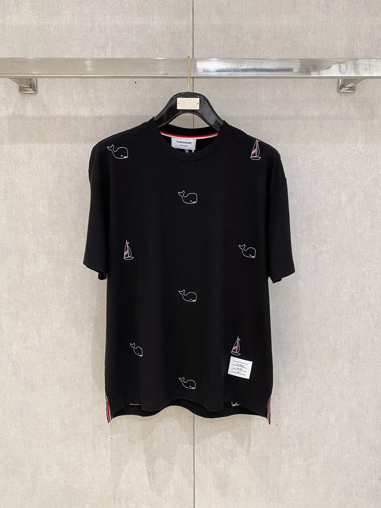 Thom Browne TB T-Shirts Short Sleeved For Unisex Bold 578