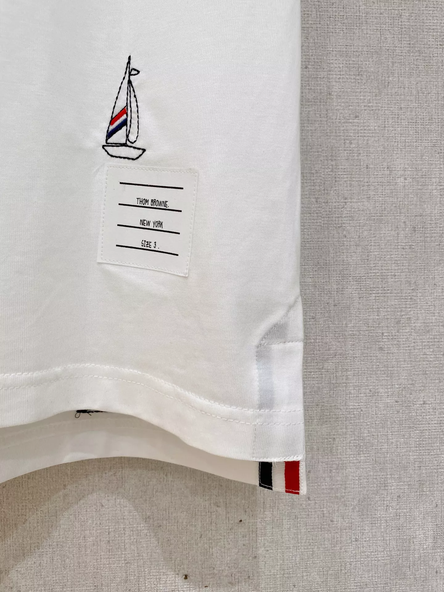 Thom Browne TB T-Shirts Short Sleeved For Unisex Comfortable 2666