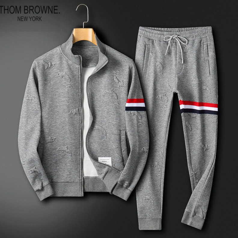 Thom Browne TB Tracksuits Long Sleeved For Men DailyWear 6243