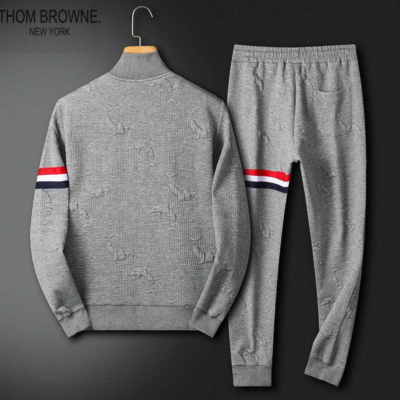 Thom Browne TB Tracksuits Long Sleeved For Men DailyWear 6243