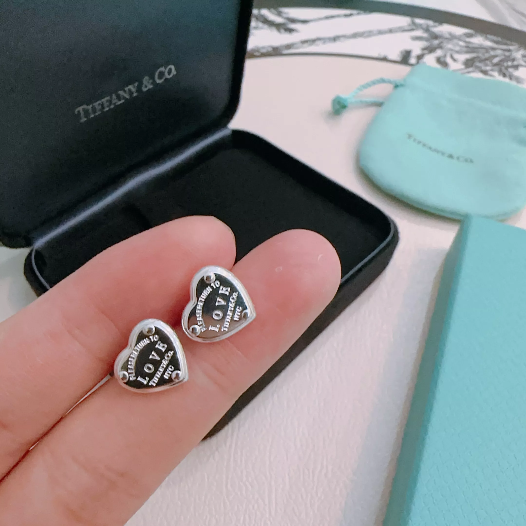 Tiffany Earrings For Women Sleek 6448