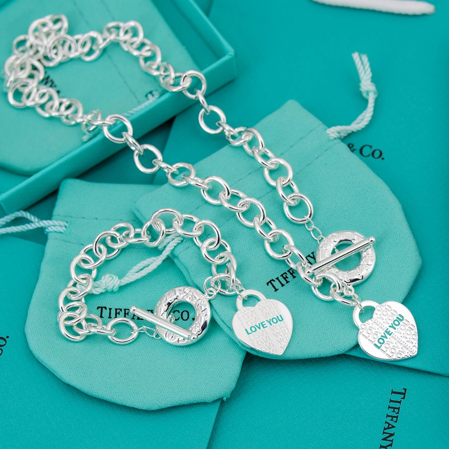 Tiffany Jewelry Set Fashionable 4206