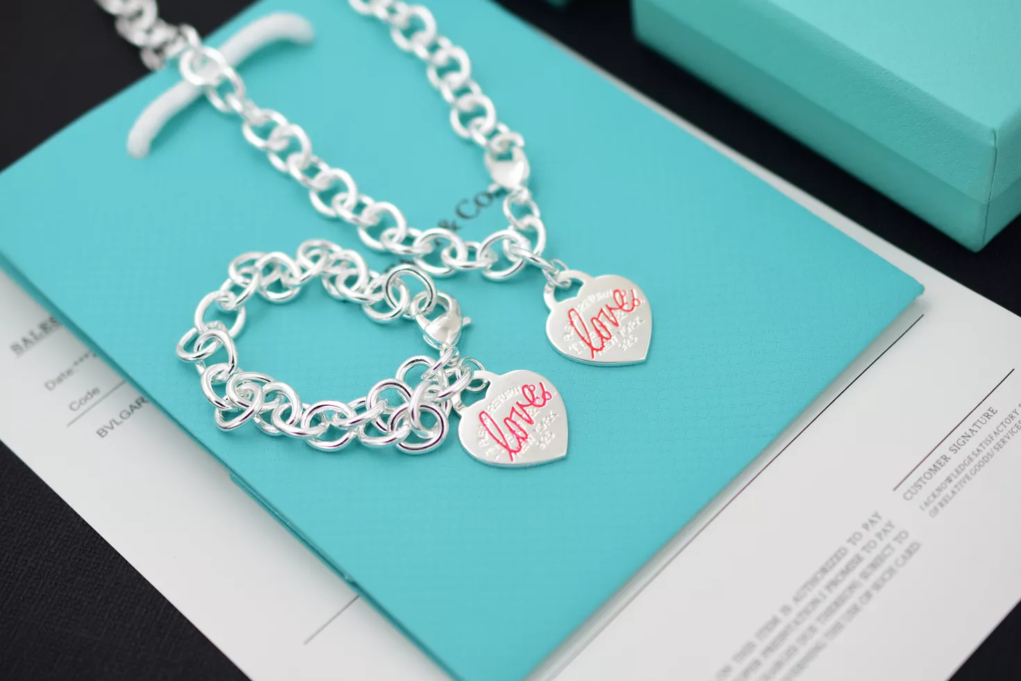 Tiffany Jewelry Set WellDesigned 9529