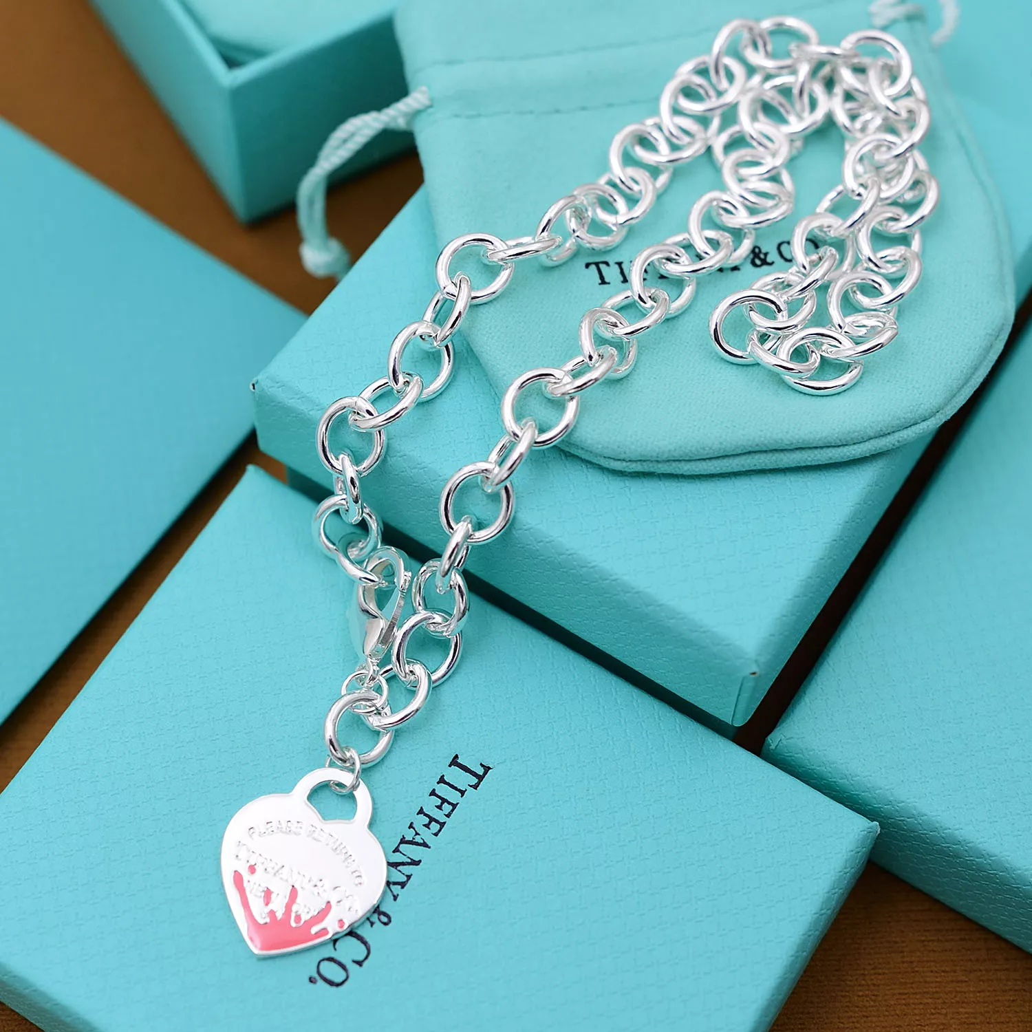 Tiffany Necklaces Breathable 4987
