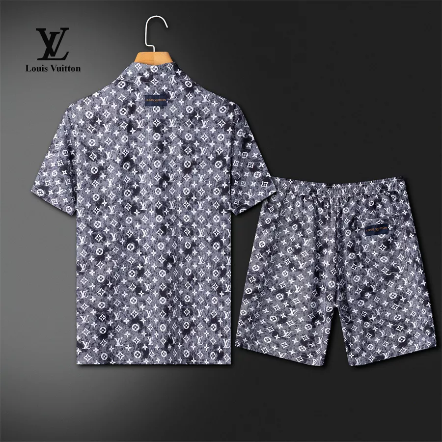 Timeless 1027 Louis Vuitton LV Tracksuits Short Sleeved For Men