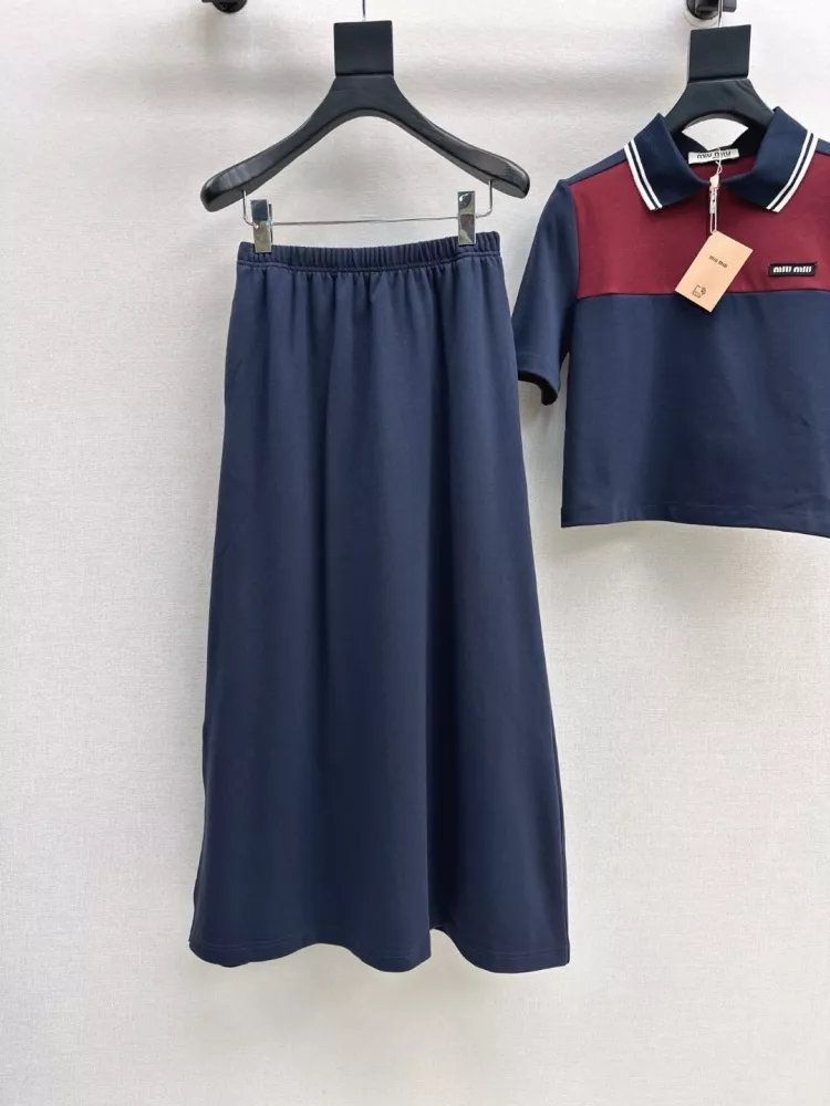 Timeless 1408 MIU MIU Tracksuits Short Sleeved For Women