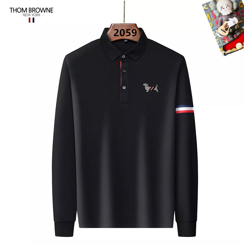 Timeless 1464 Thom Browne TB T-Shirts Long Sleeved For Men