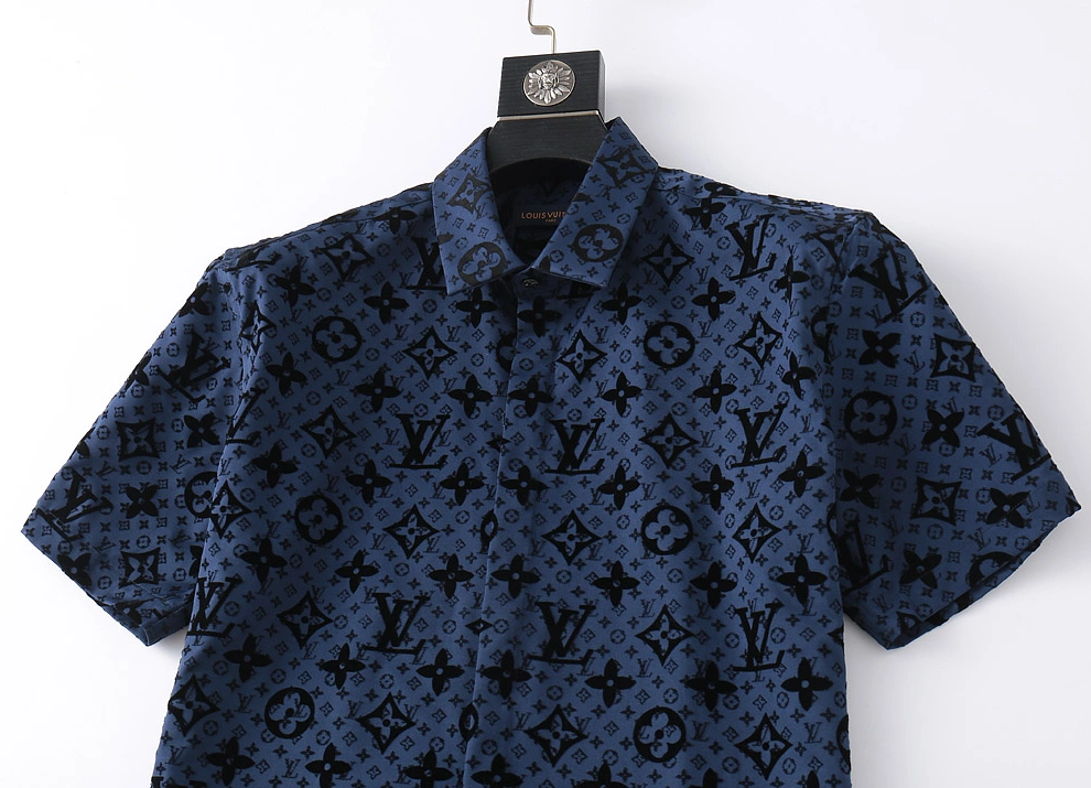 Timeless 2204 Louis Vuitton LV Shirts Short Sleeved For Men
