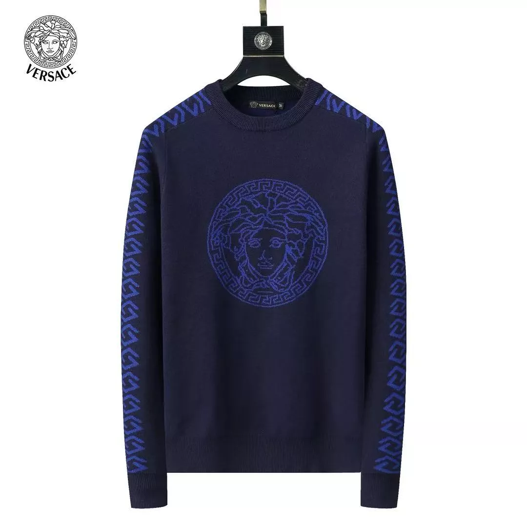 Timeless 2302 Versace Sweaters Long Sleeved For Men