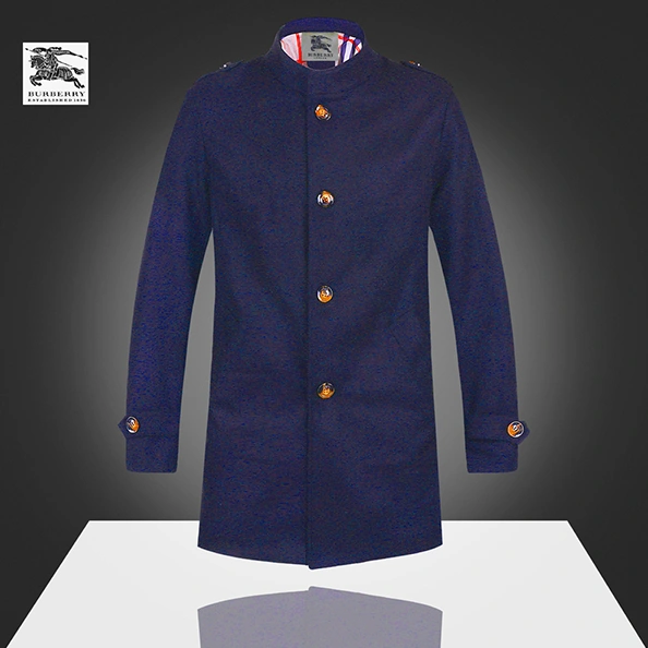Timeless 2520 Burberry Trench Coat Long Sleeved For Men