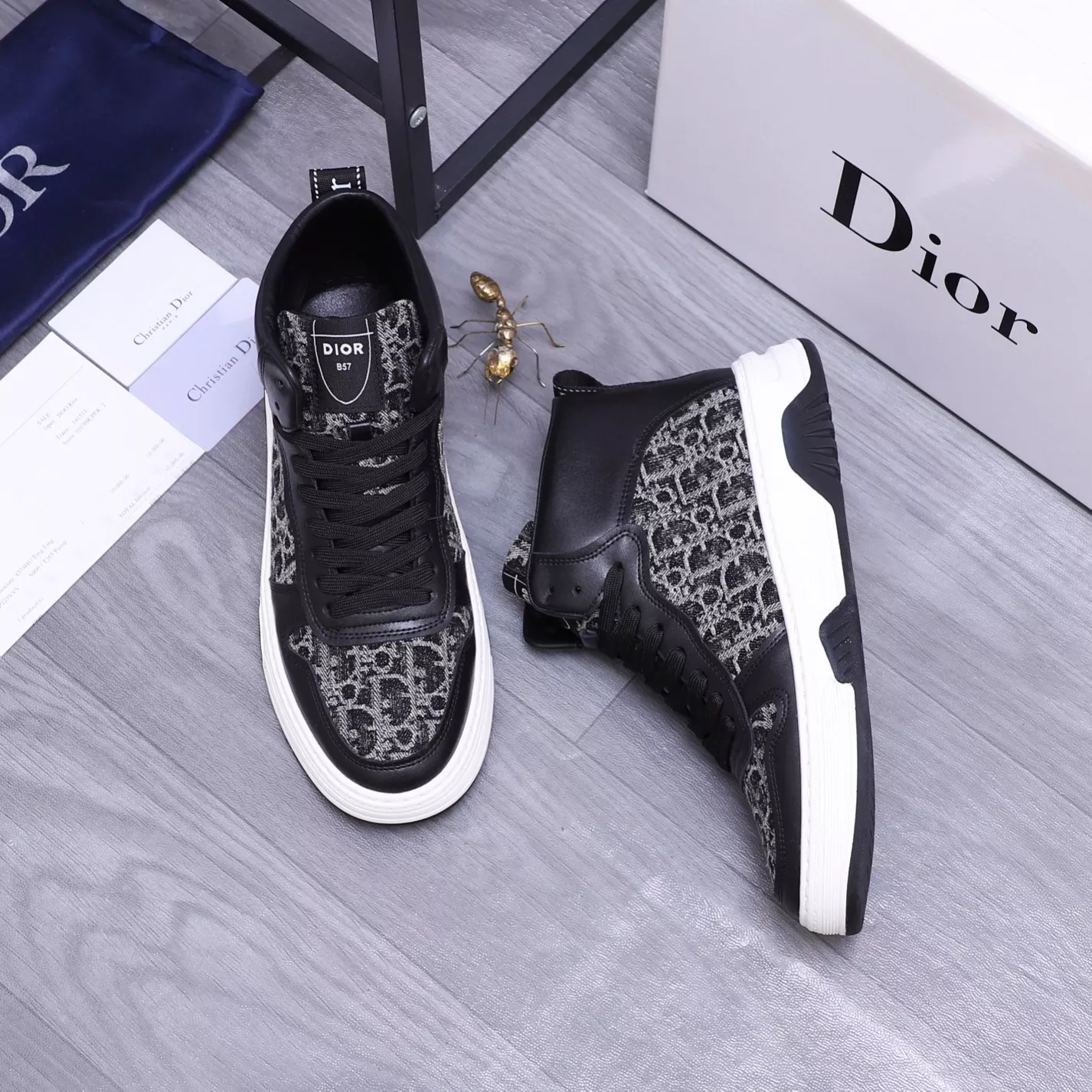 Timeless 2873 Christian Dior High Top Shoes For Men