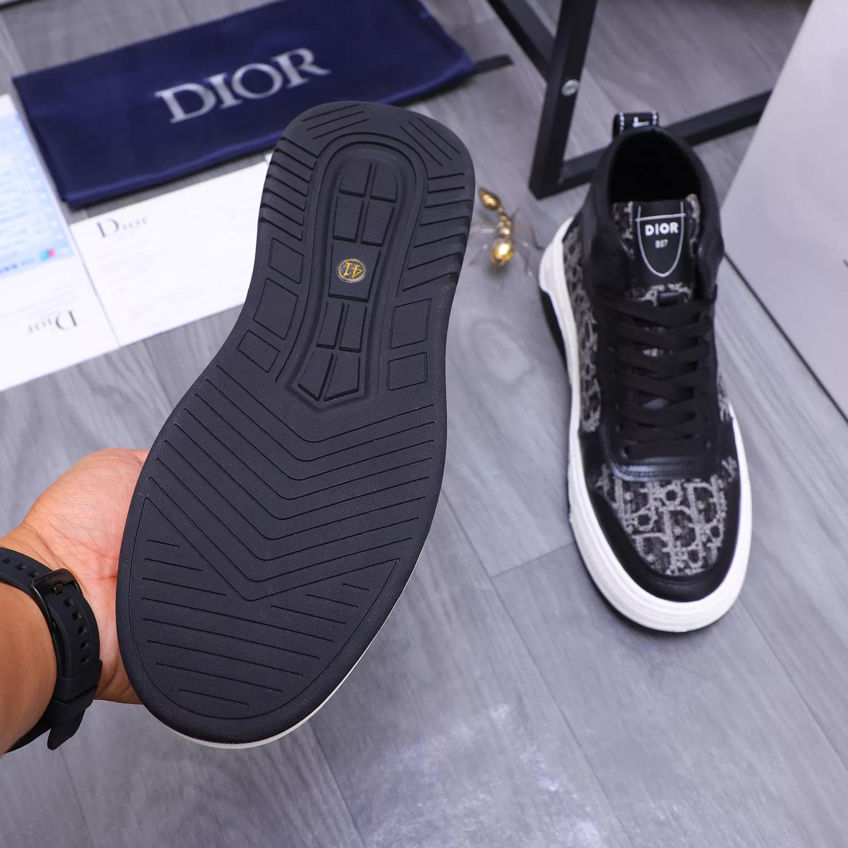 Timeless 2873 Christian Dior High Top Shoes For Men