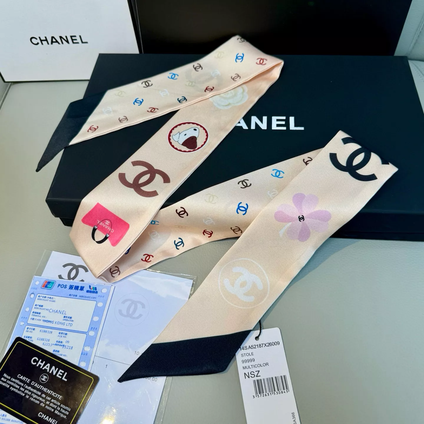 Timeless 2898 Chanel Silk Scarf