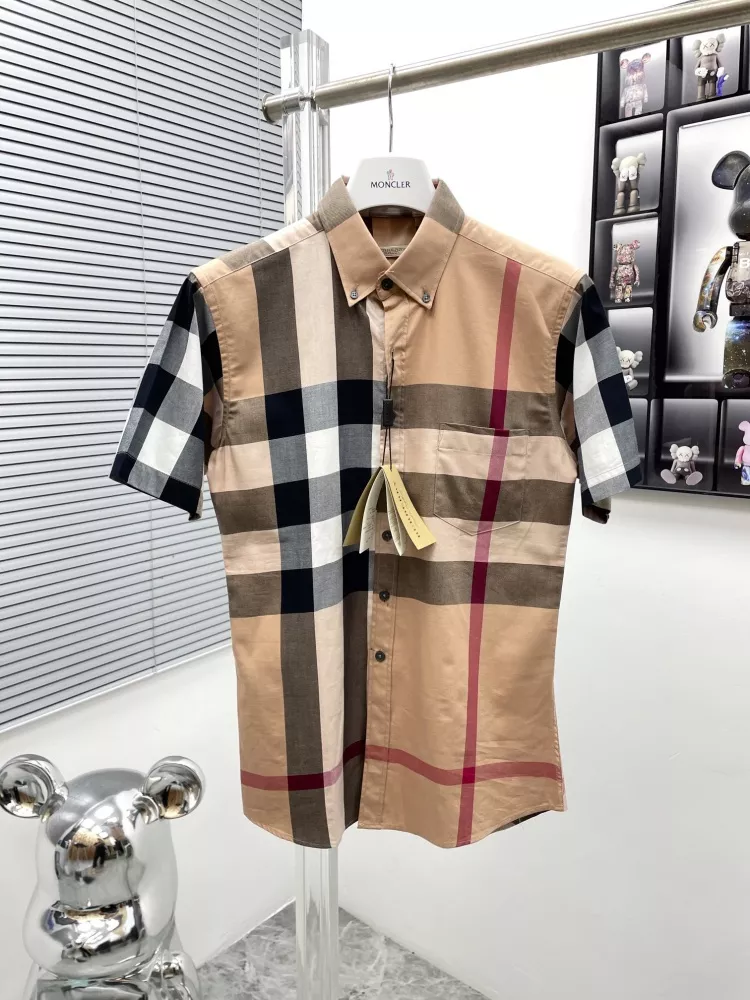 Timeless 2951 Burberry Shirts Short Sleeved For Men