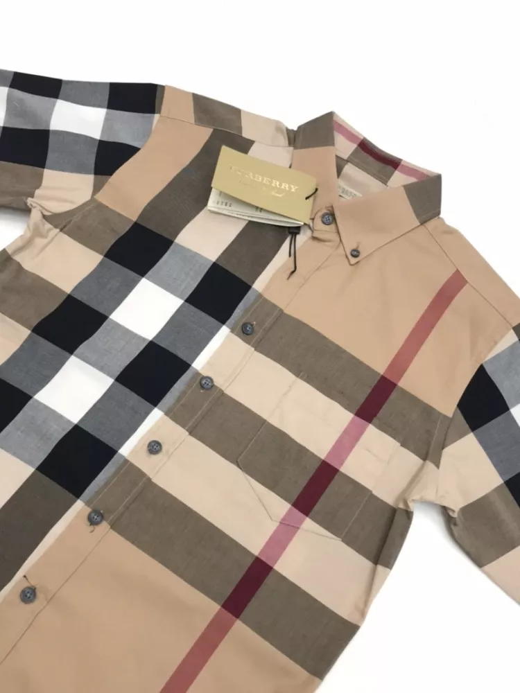 Timeless 2951 Burberry Shirts Short Sleeved For Men