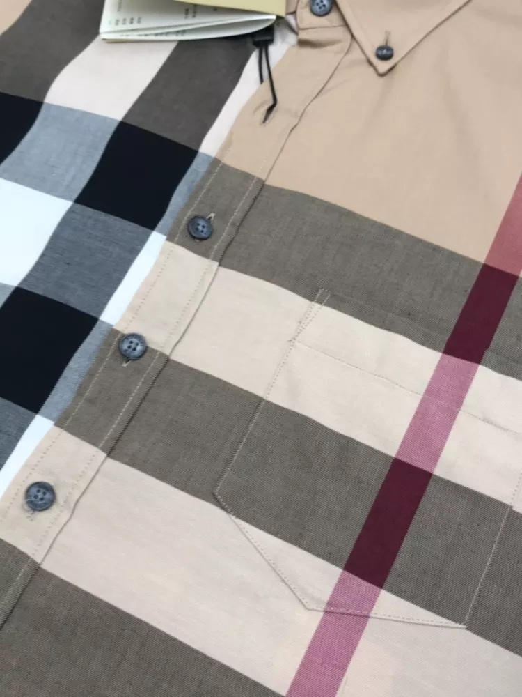 Timeless 2951 Burberry Shirts Short Sleeved For Men