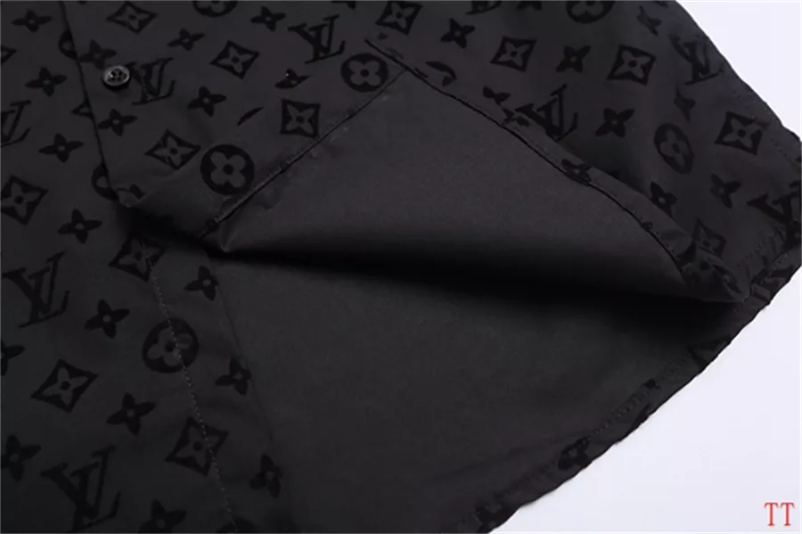 Timeless 3347 Louis Vuitton LV Shirts Short Sleeved For Men