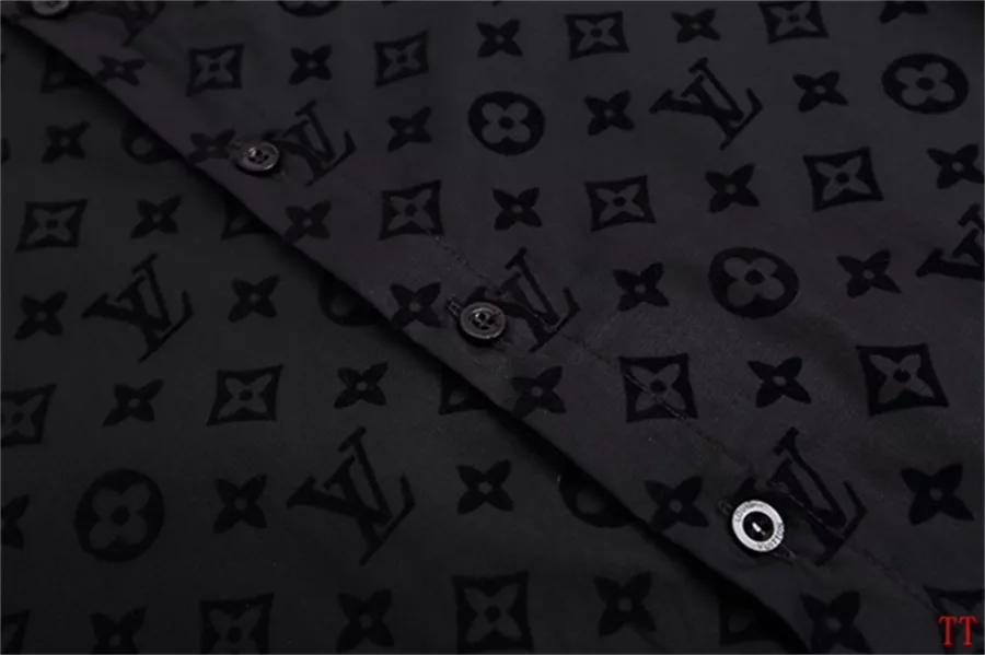 Timeless 3347 Louis Vuitton LV Shirts Short Sleeved For Men